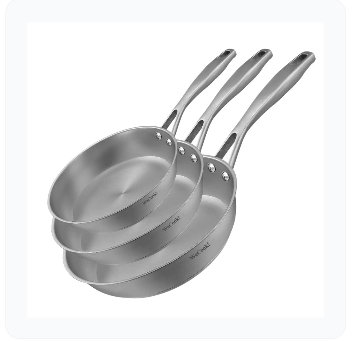 Set de Sartenes de Acero Inoxidable WeCook!