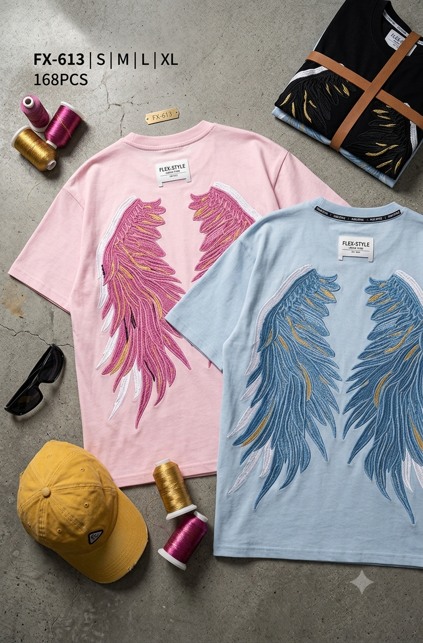 Camiseta Streetwear Premium "Angel Wings"