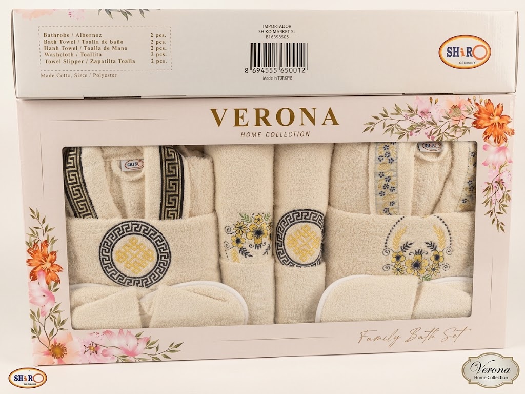 Juego de Baño Familiar de Lujo VERONA - Set Completo Premium